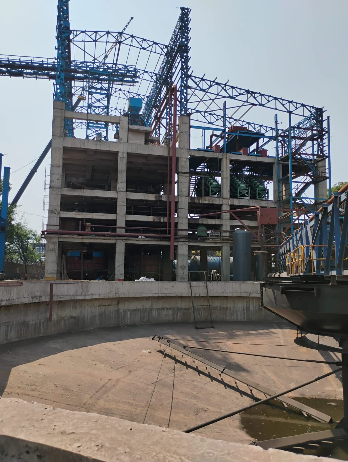 RCC column and beam structure
