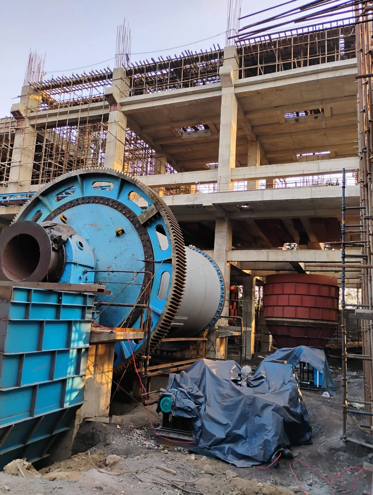 Concrete slab casting